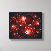 Opposites Attract - Fractal Art Canvas Afdruk (Voorkant)