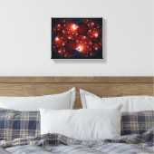 Opposites Attract - Fractal Art Canvas Afdruk (Insitu (Slaapkamer))