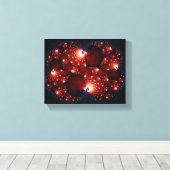 Opposites Attract - Fractal Art Canvas Afdruk (Insitu (Houten vloer))