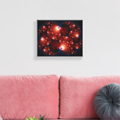 Opposites Attract - Fractal Art Canvas Afdruk (Insitu (Woonkamer))