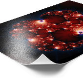 Opposites Attract - Fractal Art Foto Afdruk (Hoek)