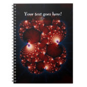 Opposites Attract - Fractal Art Notitieboek (Voorkant)