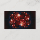 Opposites Attract - Fractal Art Visitekaartje (Achterkant)