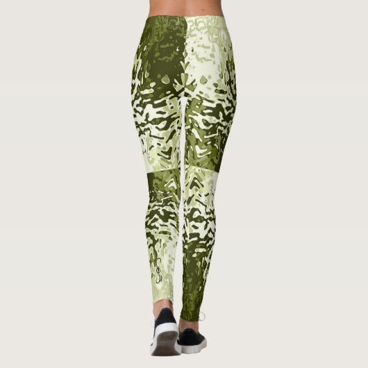 Opposites Attract Leaf Green Leggings (Achterkant)