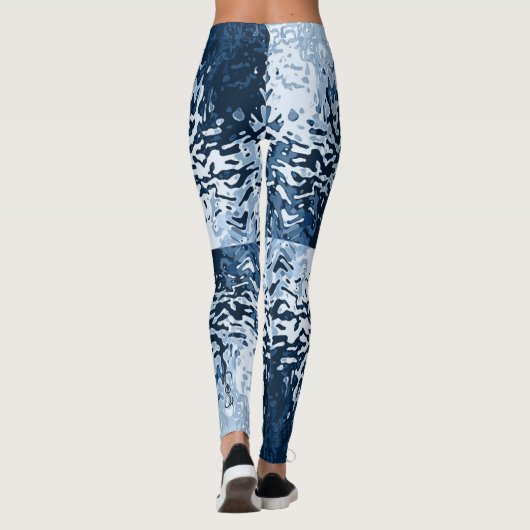 Opposites Attract Navy Blue Leggings (Achterkant)