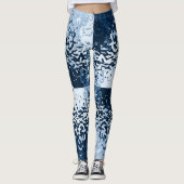 Opposites Attract Navy Blue Leggings (Voorkant)