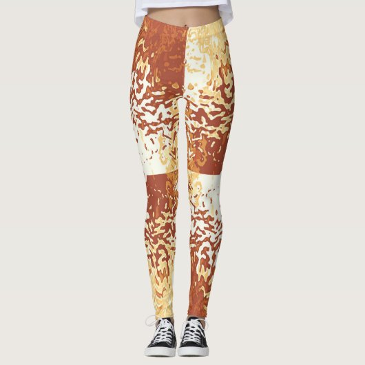Opposites Attract Pumpkin Orange Leggings (Voorkant)