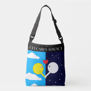 Opposites Attract: Sun & Moon Crossbody Tas