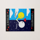 Opposites Attract: Sun & Moon in Love Legpuzzel (Horizontaal)
