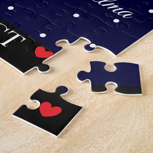 Opposites Attract: Sun & Moon in Love Legpuzzel (Zijkant)