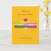 Opposites Jubileum Kaart aantrekken (Gele Bloem)