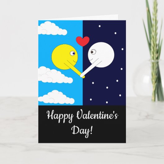 Opposites: Sun & Moon in Love Valentine's Ed. Kaart (Voorkant)