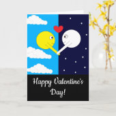 Opposites: Sun & Moon in Love Valentine's Ed. Kaart (Gele Bloem)