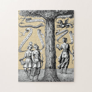 Opposites United by Conjunction in Alchemy Legpuzzel