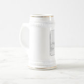 opraken van zand bierpul (Voorkant links)