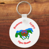 Opre Roma Romany Gypsy Sleutelhanger (Voorkant)