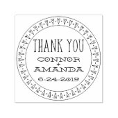 oprecht dank u aangepaste stempel (Design)