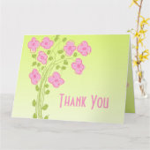 oprecht gewaardeerd kaart (Gele Bloem)