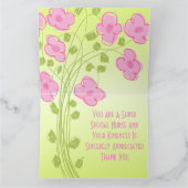 oprecht gewaardeerd kaart (Binnen)