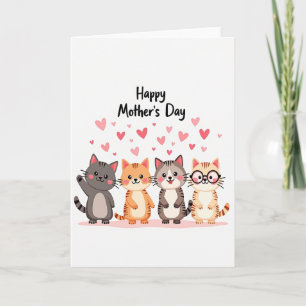 Oprecht Kat Familiekaart Kaart