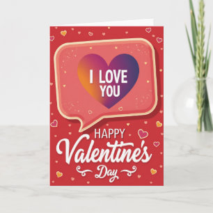 Oprecht Valentijns Liefde Kaart