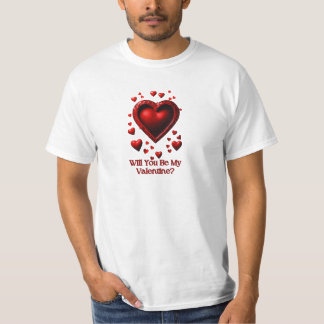 oprecht voorstel T-shirt: wees mijn Valentijn? T-shirt