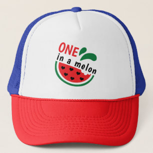Oprecht Watermeloen EEN in een Meloen Trucker Pet
