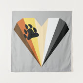 Oprechte Beer Pride Tapestry Wandkleed (Voorkant)