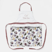 Oprechte Bloemen Keuken Mode Schort (Voorkant)