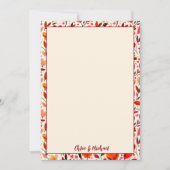 Oprechte Blooms Flat Thank You Card Bedankkaart (Voorkant)