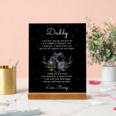 Oprechte boodschap van Bump aan papa Acryl Bord (Huwelijk)