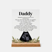 Oprechte Bump Gedicht voor Daddy Ultrasonography Acryl Bord (Voorkant)