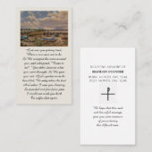 oprechte condoleancekaart visitekaartje (Voorkant / Achterkant)