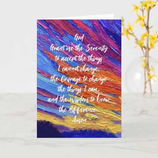 Oprechte condoleances Gebed Kaart (Gele Bloem)