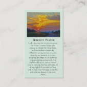 Oprechte condoleances St Louis Sunrise Paarse Visitekaartje (Voorkant)