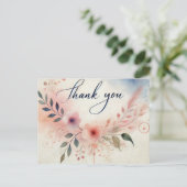 Oprechte Dank - Dankkaartcollectie Briefkaart (Staand voorkant)