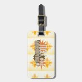 Oprechte dankbaarheid: "Dankbaar voor jou" met lie Bagagelabel (Voorkant verticaal)