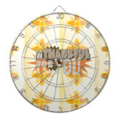 Oprechte dankbaarheid: "Dankbaar voor jou" met lie Dartbord (Voorkant)