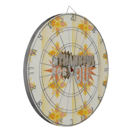 Oprechte dankbaarheid: "Dankbaar voor jou" met lie Dartbord (Voorkant Links)