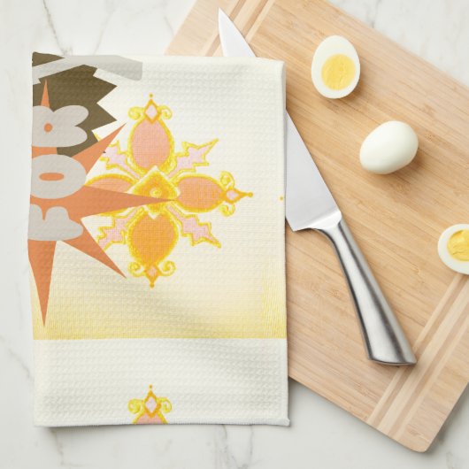 Oprechte dankbaarheid: "Dankbaar voor jou" met lie Theedoek (Quarter Fold)