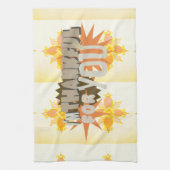 Oprechte dankbaarheid: "Dankbaar voor jou" met lie Theedoek (Verticaal)