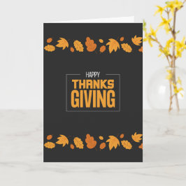 Oprechte dankbetuigingen met Thanksgiving Kaart