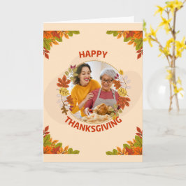 Oprechte dankbetuigingen met Thanksgiving Kaart