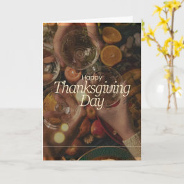 Oprechte dankbetuigingen met Thanksgiving Kaart
