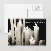 Oprechte deelneming briefkaart (Voorkant / Achterkant)