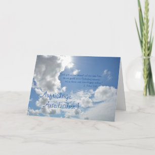 Oprechte deelneming - met spreuk uit de Bijbel Kaart