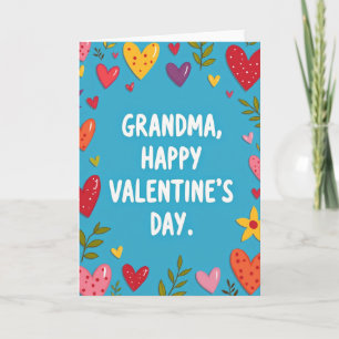 Oprechte Doodle Oma Kaart