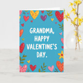 Oprechte Doodle Oma Kaart (Gele Bloem)