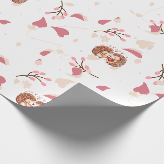 oprechte egel Romance Cadeaupapier (Hoek)