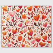 Oprechte elegantie: Valentijnsdag Cadeaupapier (Vlak)